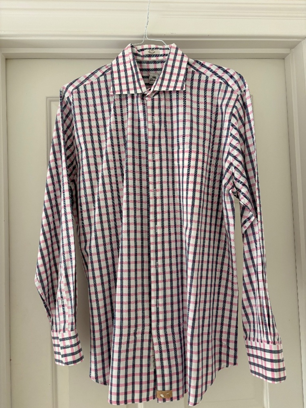 Peter Millar mens long sleeve button down, Cotton